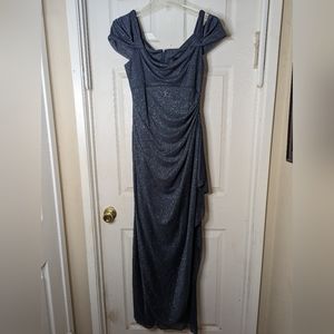 Size 6 Dark Grey formal dress, Alex Evenings